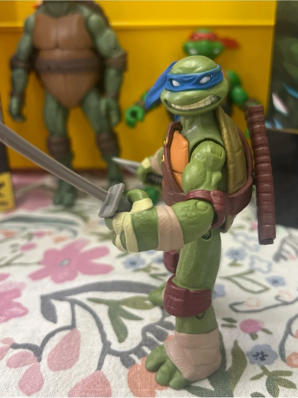 Teenage Mutant Ninja Turtles Nickelodeon Series Leonardo, Loose, Used.